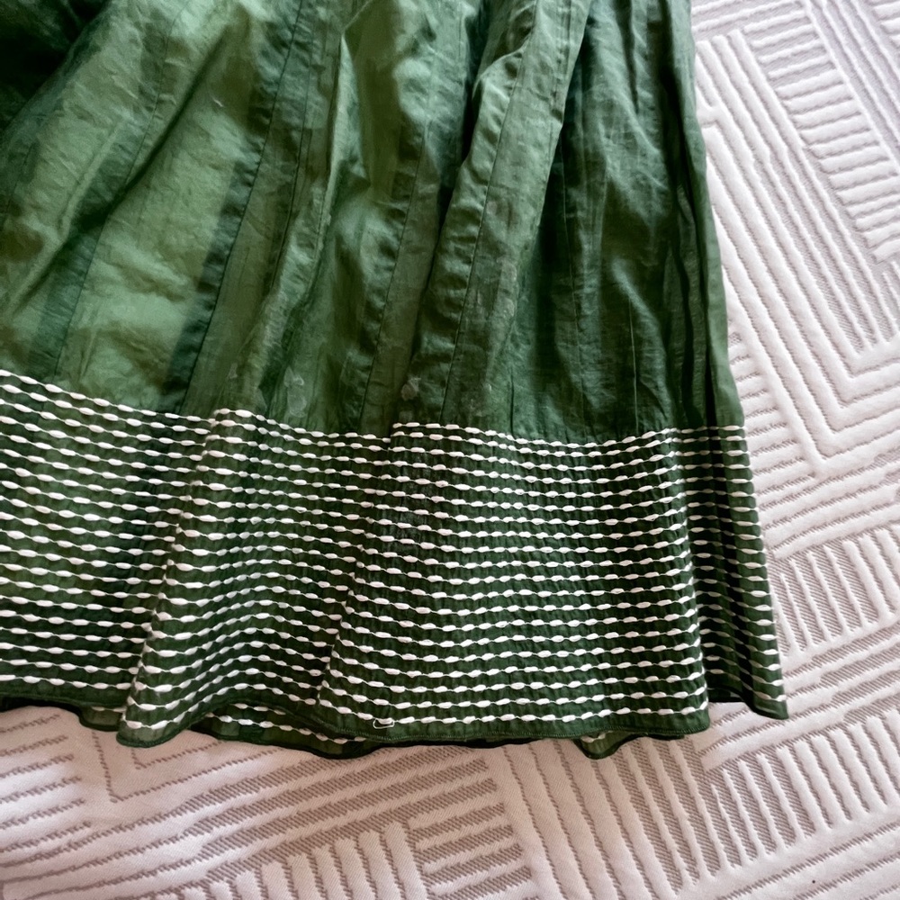 Anthropologie Green Skirt - Picture 6 of 12